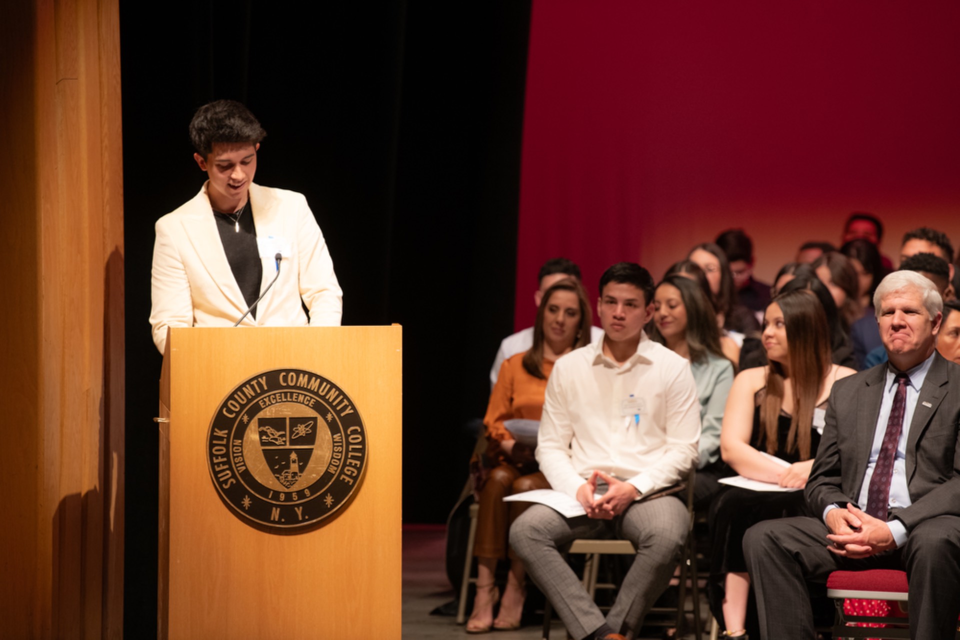 ESL student graduating.