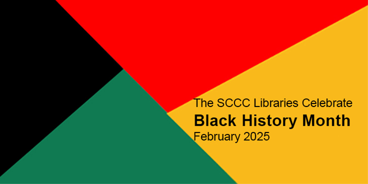 February 1st marks the beginning of Black History Month, a month-long reflection on the history and contributions of Black Americans. SCCC has a wealth of resources to help our community learn about important moments, figures, and movements that have shaped American culture today. This guide captures but a few.