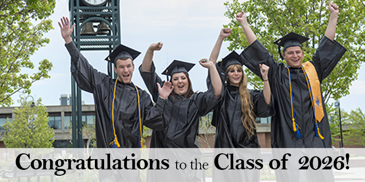 Commencement is on Thursday, May 21st.  Congratulations graduates!