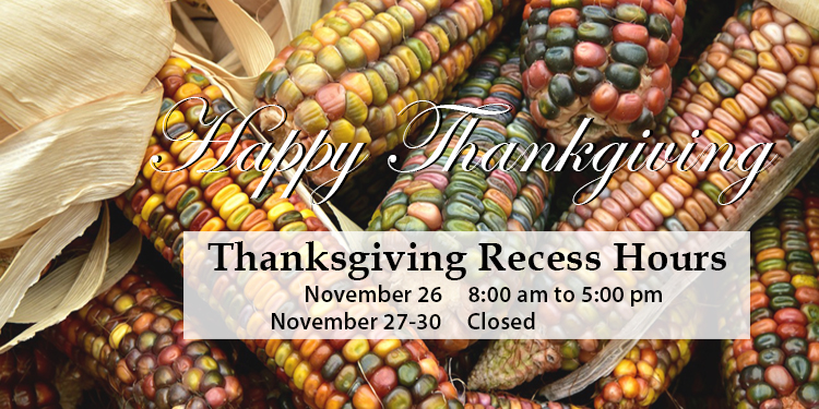 Thanksgiving recess