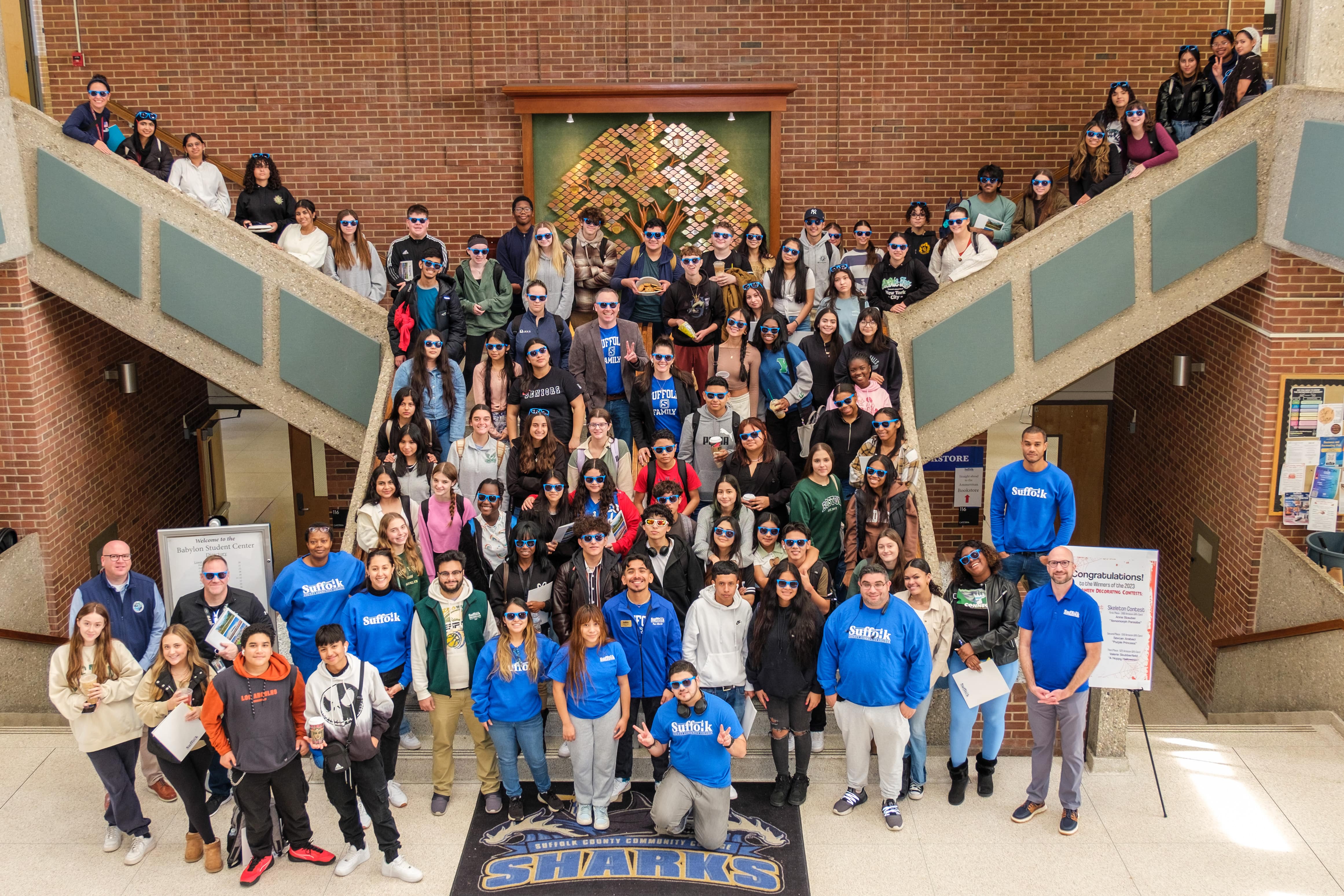 Large Group of Students