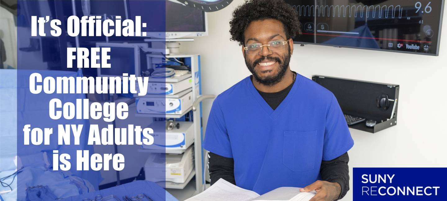 Its official: Free Community College for NY Adults is Here